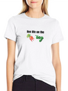 Live Life On The Veg Vegetarian Lightweight Cotton T-Shirt – Daily Comfort Graphic Shirt