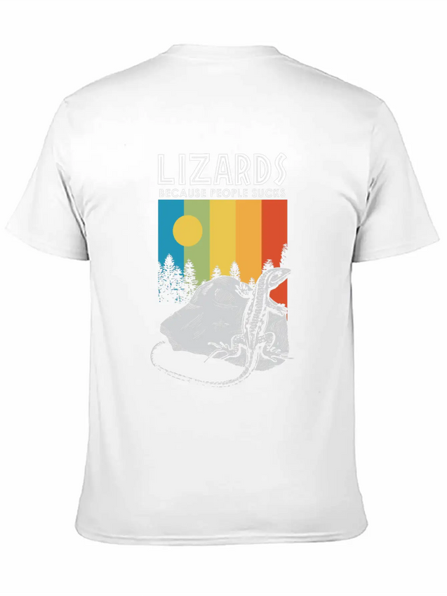 Lizard Gecko Shed Heat Cold Stone Sun Scale Lightweight Cotton T-Shirt – Daily Comfort Graphic Shirt