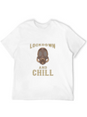 Lockdown And Chill Virus Steampunk Maskhandshandsh Lightweight Cotton T-Shirt – Daily Comfort Graphic Shirt