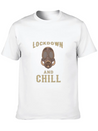 Lockdown And Chill Virus Steampunk Maskhandshandsh Lightweight Cotton T-Shirt – Daily Comfort Graphic Shirt