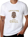 Lockdown And Chill Virus Steampunk Maskhandshandsh Lightweight Cotton T-Shirt – Daily Comfort Graphic Shirt
