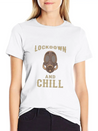 Lockdown And Chill Virus Steampunk Maskhandshandsh Lightweight Cotton T-Shirt – Daily Comfort Graphic Shirt