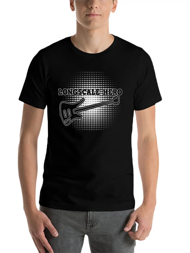 Long Scale Bass Hero Lightweight Cotton T-Shirt – Daily Comfort Graphic Shirt