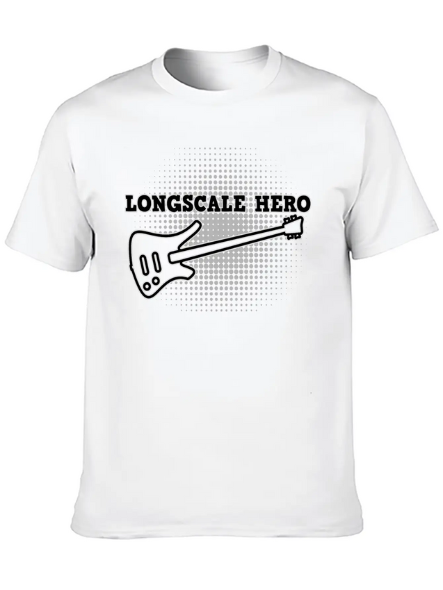Long Scale Bass Hero Lightweight Cotton T-Shirt – Daily Comfort Graphic Shirt