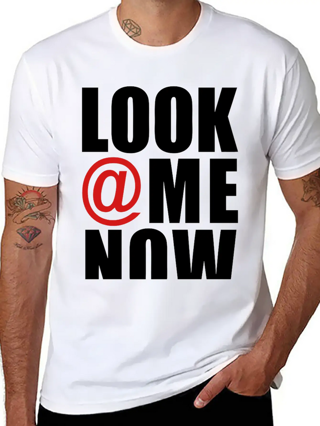 Look At Me Now - Stayflyclothing.com Lightweight Cotton T-Shirt – Daily Comfort Graphic Shirt
