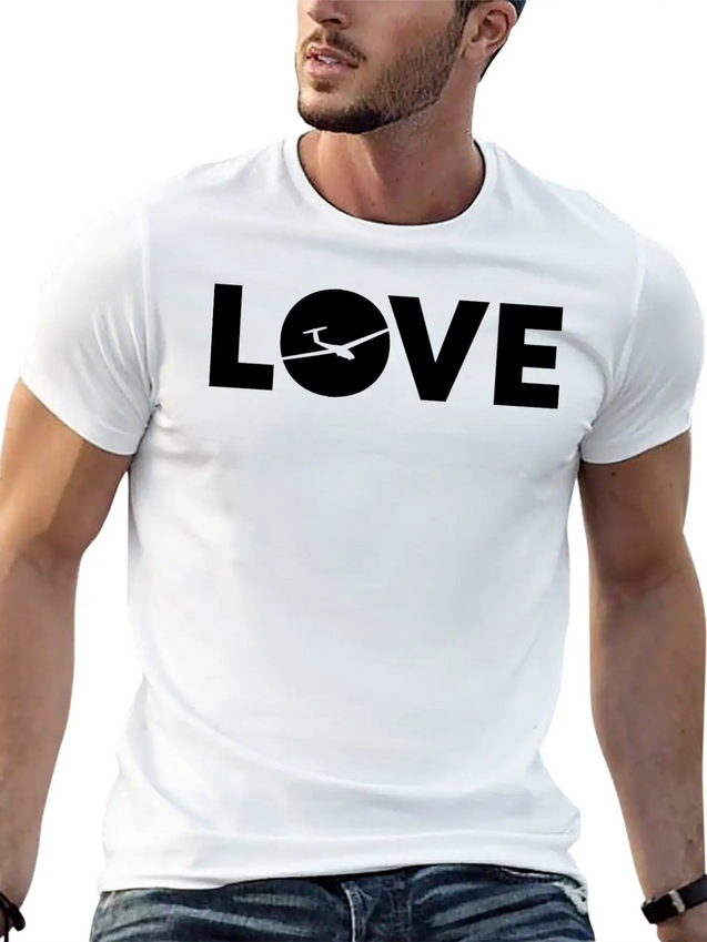 Love - (B) (2) Lightweight Cotton T-Shirt – Daily Comfort Graphic Shirt