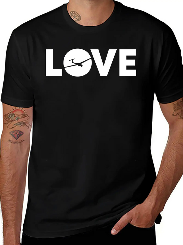 Love - (B) (2) Lightweight Cotton T-Shirt – Daily Comfort Graphic Shirt