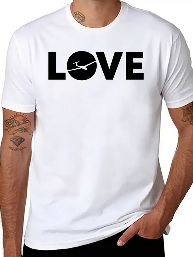 Love - (B) (2) Lightweight Cotton T-Shirt – Daily Comfort Graphic Shirt