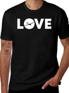 Love - (B) (2) Lightweight Cotton T-Shirt – Daily Comfort Graphic Shirt
