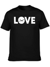 Love - (B) (2) Lightweight Cotton T-Shirt – Daily Comfort Graphic Shirt