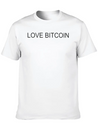 LOVE BITCOIN Lightweight Cotton T-Shirt – Daily Comfort Graphic Shirt