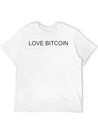 LOVE BITCOIN Lightweight Cotton T-Shirt – Daily Comfort Graphic Shirt