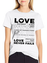 Love Is Patient And Kind Does Not Envy Boast Lightweight Cotton T-Shirt – Daily Comfort Graphic Shirt