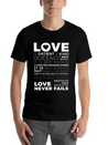 Love Is Patient And Kind Does Not Envy Boast Lightweight Cotton T-Shirt – Daily Comfort Graphic Shirt