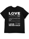 Love Is Patient And Kind Does Not Envy Boast Lightweight Cotton T-Shirt – Daily Comfort Graphic Shirt