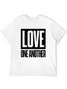 Love One Another Lightweight Cotton T-Shirt – Daily Comfort Graphic Shirt