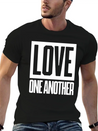 Love One Another Lightweight Cotton T-Shirt – Daily Comfort Graphic Shirt