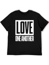 Love One Another Lightweight Cotton T-Shirt – Daily Comfort Graphic Shirt