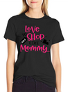 Love To Shop Mommy Lightweight Cotton T-Shirt – Daily Comfort Graphic Shirt