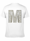 M, Letter, Letter M, Initial, Initial M, Monogram, Lightweight Cotton T-Shirt – Daily Comfort Graphic Shirt
