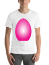 Magenta Easter Egg Lightweight Cotton T-Shirt – Daily Comfort Graphic Shirt
