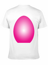 Magenta Easter Egg Lightweight Cotton T-Shirt – Daily Comfort Graphic Shirt