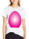 Magenta Easter Egg Lightweight Cotton T-Shirt – Daily Comfort Graphic Shirt