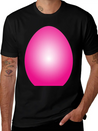 Magenta Easter Egg Lightweight Cotton T-Shirt – Daily Comfort Graphic Shirt