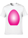 Magenta Easter Egg Lightweight Cotton T-Shirt – Daily Comfort Graphic Shirt