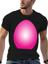 Magenta Easter Egg Lightweight Cotton T-Shirt – Daily Comfort Graphic Shirt