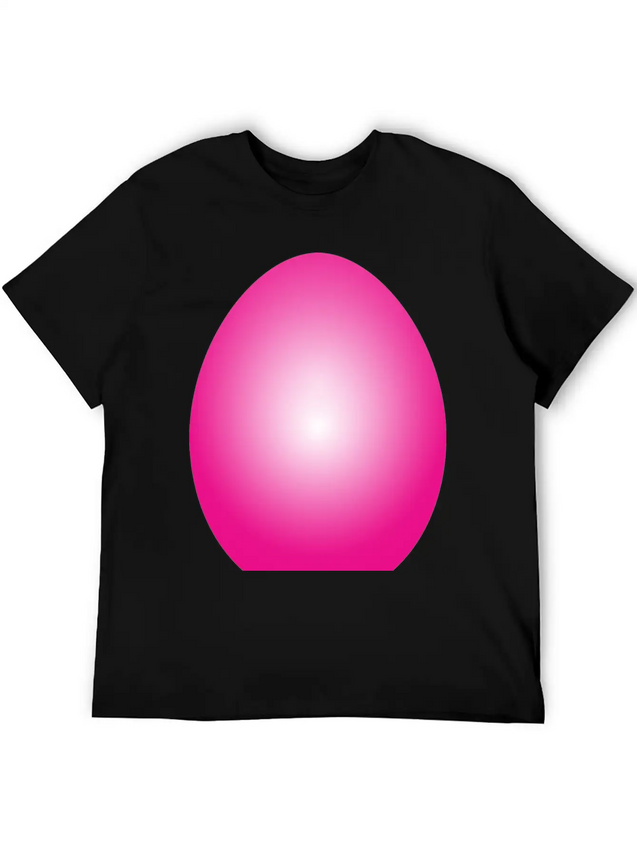 Magenta Easter Egg Lightweight Cotton T-Shirt – Daily Comfort Graphic Shirt