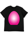 Magenta Easter Egg Lightweight Cotton T-Shirt – Daily Comfort Graphic Shirt