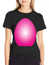 Magenta Easter Egg Lightweight Cotton T-Shirt – Daily Comfort Graphic Shirt