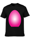 Magenta Easter Egg Lightweight Cotton T-Shirt – Daily Comfort Graphic Shirt