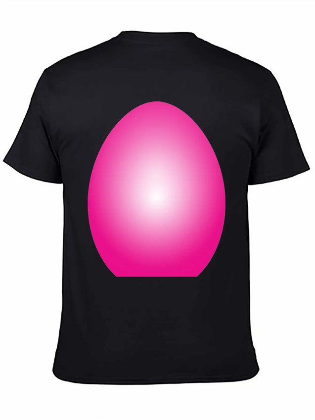 Magenta Easter Egg Lightweight Cotton T-Shirt – Daily Comfort Graphic Shirt