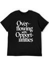 Manifesting Abundance Quote Overflowing Lightweight Cotton T-Shirt – Daily Comfort Graphic Shirt