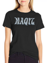 Maqyl Silver Logo Lightweight Cotton T-Shirt – Daily Comfort Graphic Shirt
