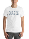 Maqyl Silver Logo Lightweight Cotton T-Shirt – Daily Comfort Graphic Shirt