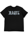 Maqyl Silver Logo Lightweight Cotton T-Shirt – Daily Comfort Graphic Shirt