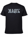 Maqyl Silver Logo Lightweight Cotton T-Shirt – Daily Comfort Graphic Shirt