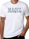 Maqyl Silver Logo Lightweight Cotton T-Shirt – Daily Comfort Graphic Shirt