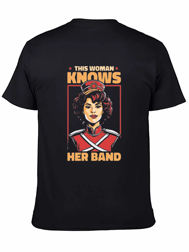 Marching Band Lightweight Cotton T-Shirt – Daily Comfort Graphic Shirt