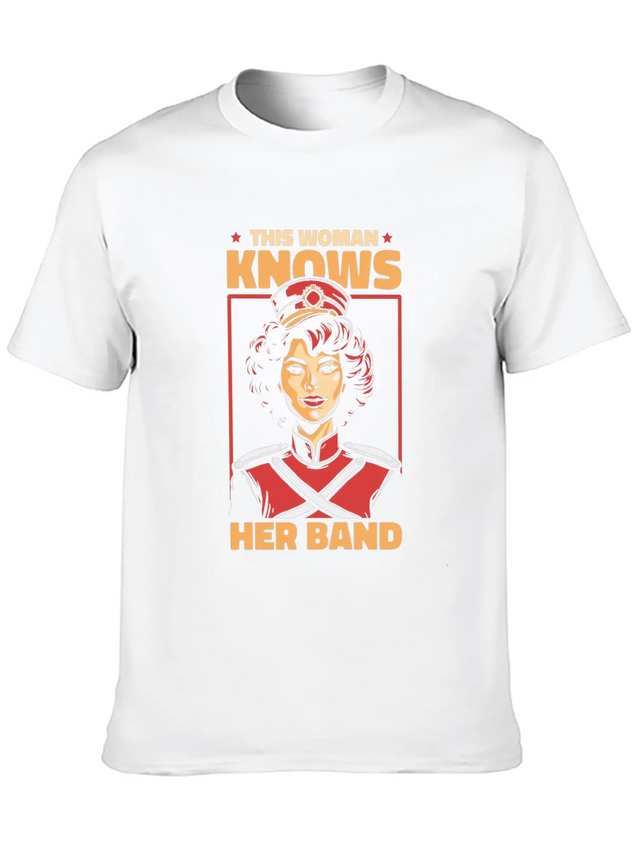 Marching Band Lightweight Cotton T-Shirt – Daily Comfort Graphic Shirt