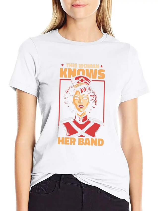 Marching Band Lightweight Cotton T-Shirt – Daily Comfort Graphic Shirt