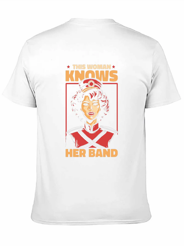 Marching Band Lightweight Cotton T-Shirt – Daily Comfort Graphic Shirt