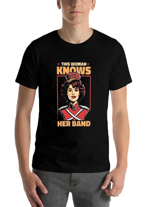 Marching Band Lightweight Cotton T-Shirt – Daily Comfort Graphic Shirt