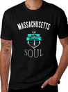 Massachusetts Anchor Of My Soul American States Lightweight Cotton T-Shirt – Daily Comfort Graphic Shirt