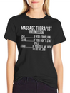 Massage Extra Charges, $50 If You Complain Lightweight Cotton T-Shirt – Daily Comfort Graphic Shirt