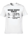 Massage Extra Charges, $50 If You Complain Lightweight Cotton T-Shirt – Daily Comfort Graphic Shirt