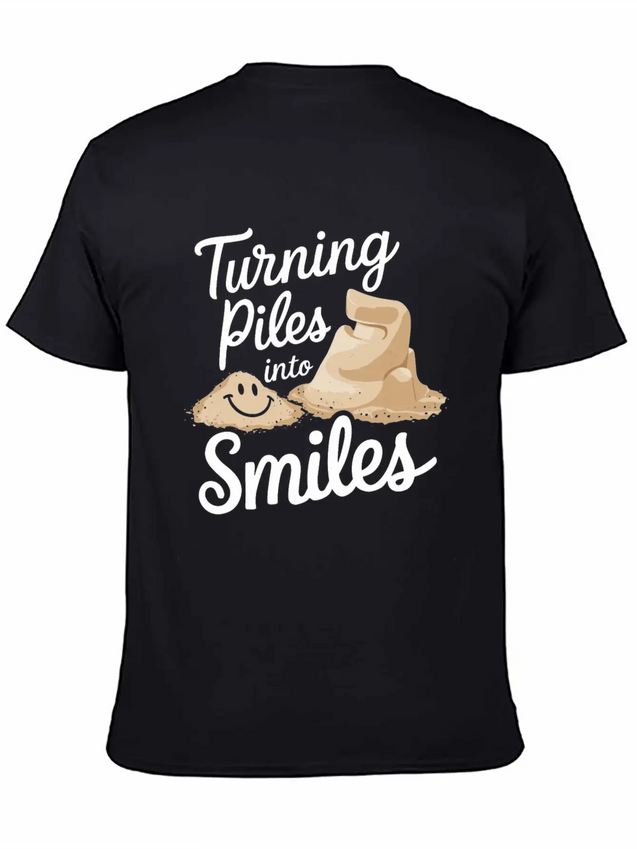 Masterpieces Of Sand Sculpting Art At Beach Lightweight Cotton T-Shirt – Daily Comfort Graphic Shirt